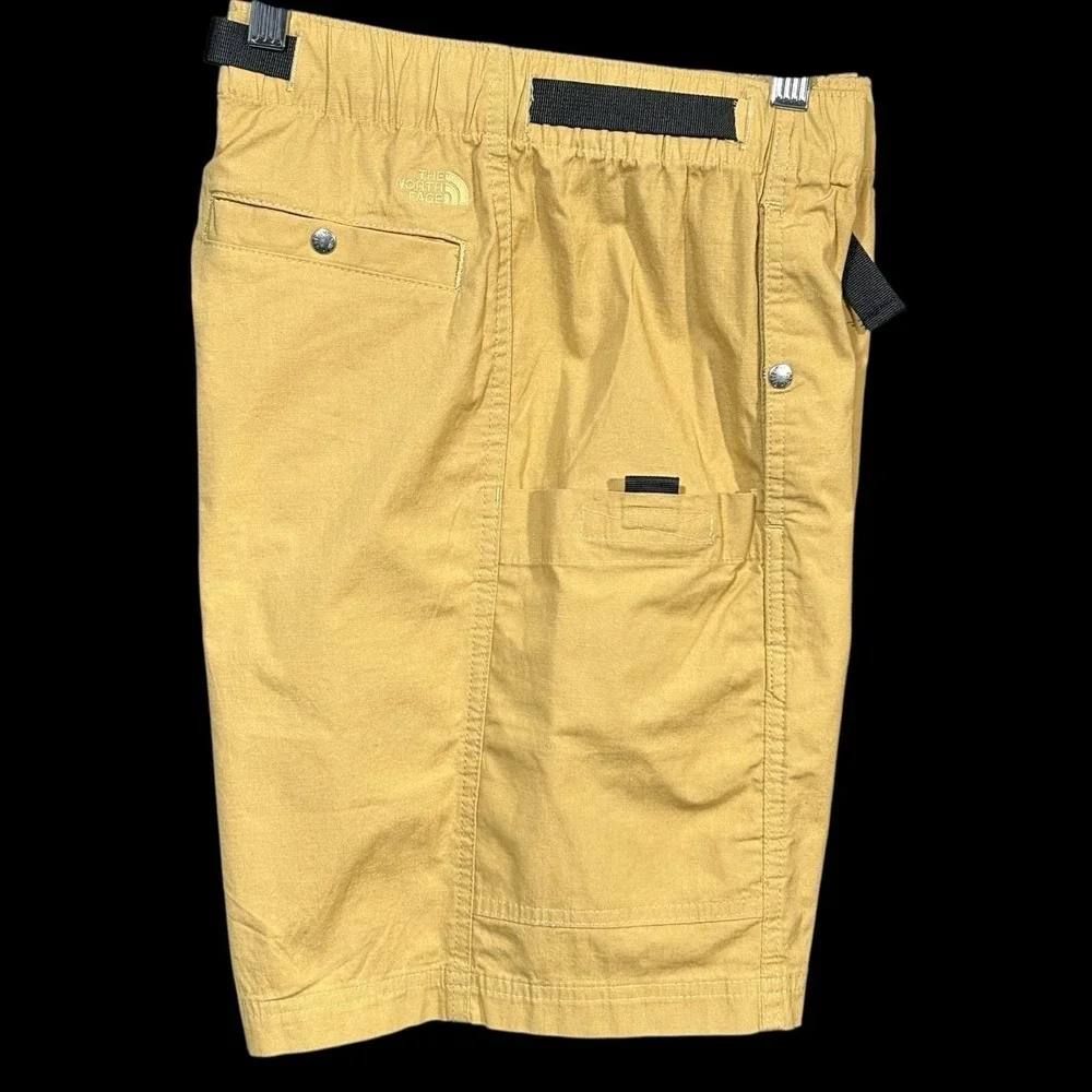 The‎ North Face Men's Outdoor Cargo Shorts Size 30X7 Tan Ripstop Organic Cotton